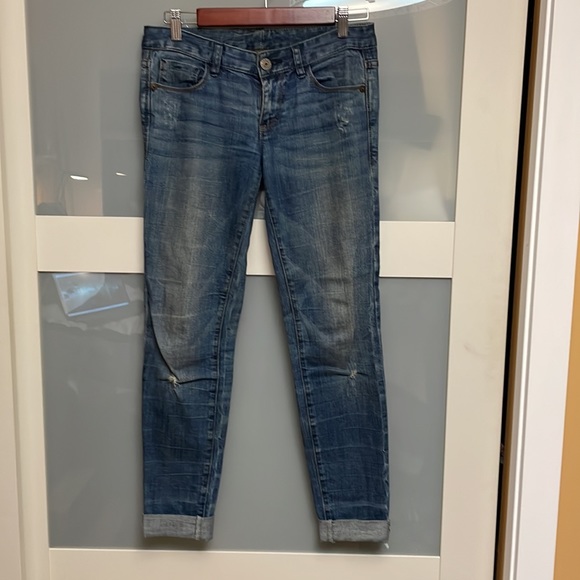 Armani Exchange distressed skinny jeans - Picture 2 of 4